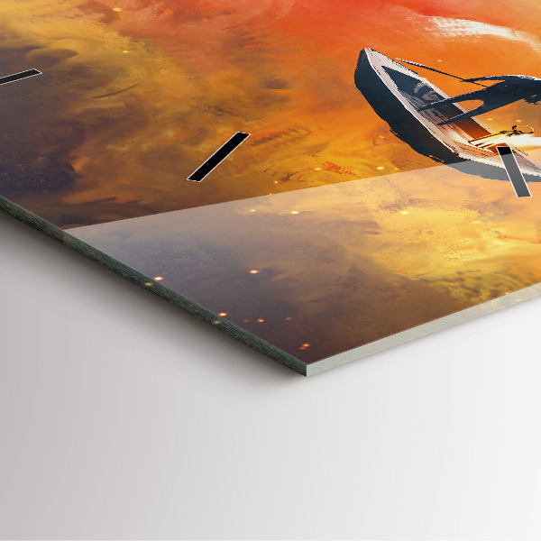 Orologio quadrato Pittura astratta