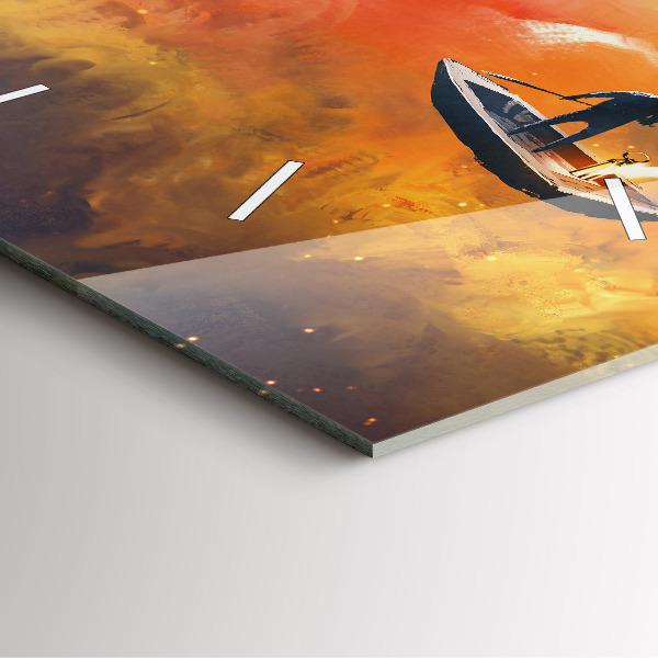 Orologio quadrato Pittura astratta