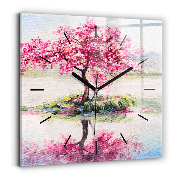 Orologio quadrato Mosaico dell'albero