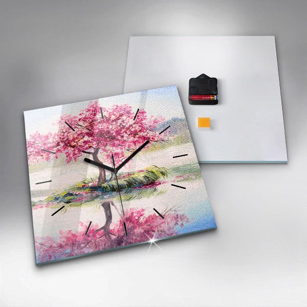 Orologio quadrato Mosaico dell'albero