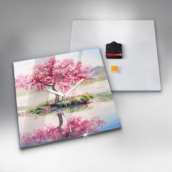 Orologio quadrato Mosaico dell'albero