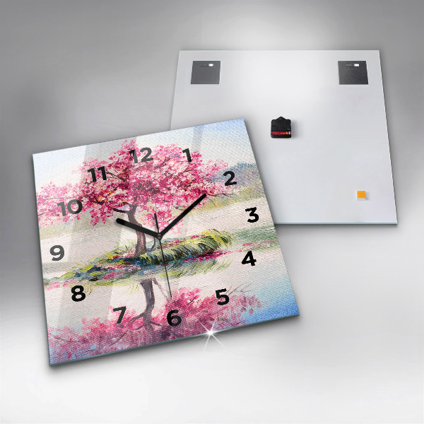 Orologio quadrato Mosaico dell'albero