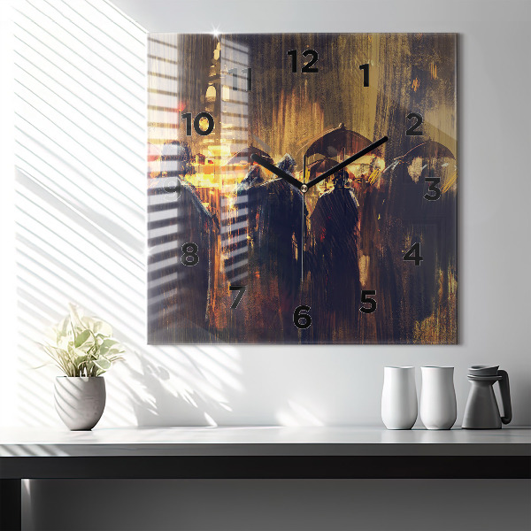 Orologio quadrato Impressionismo nell'arte Piazza del Mercato