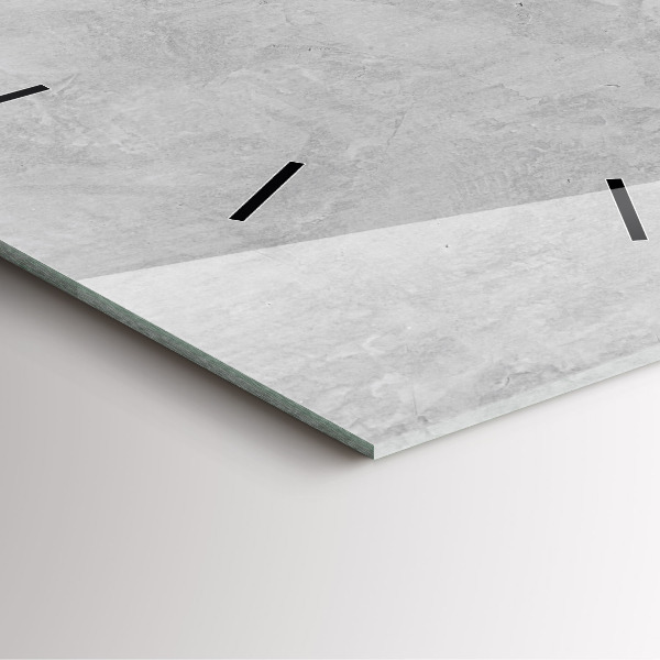 Orologio quadrato Muro di pietra