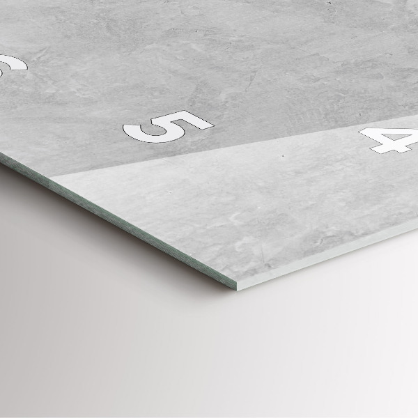 Orologio quadrato Muro di pietra