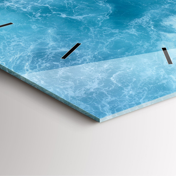 Orologio quadrato Acqua di mare