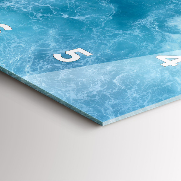 Orologio quadrato Acqua di mare