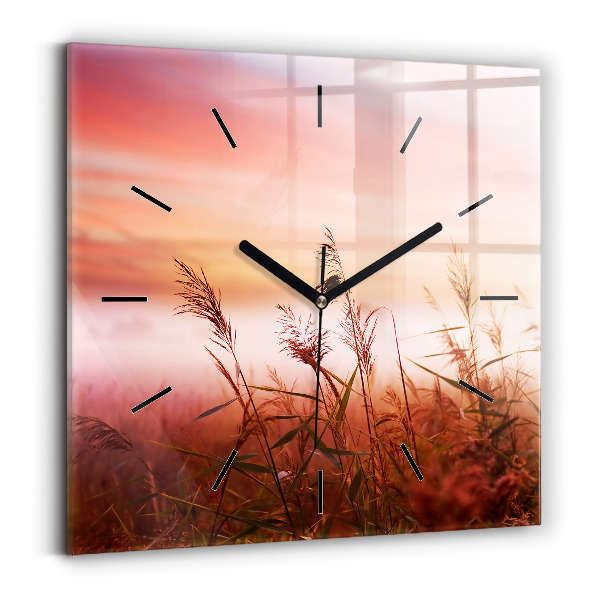 Orologio quadrato Mattina nebbiosa