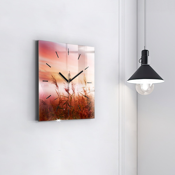 Orologio quadrato Mattina nebbiosa