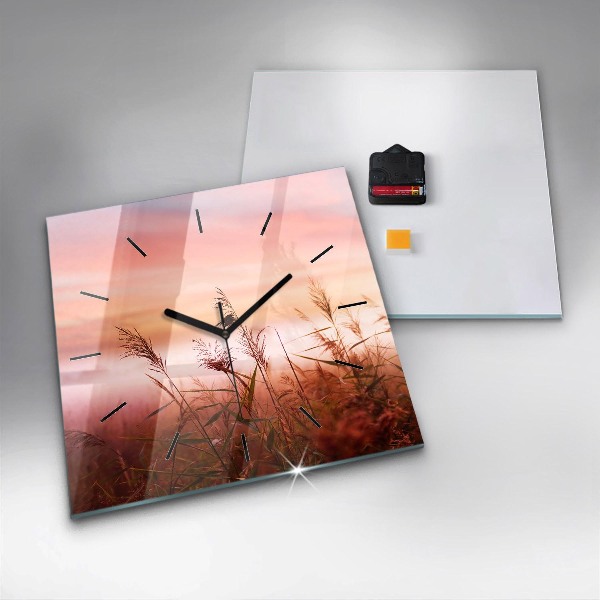 Orologio quadrato Mattina nebbiosa