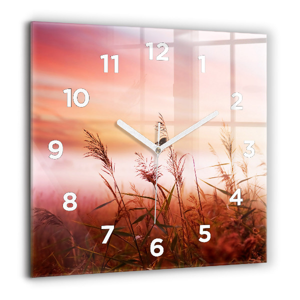 Orologio quadrato Mattina nebbiosa