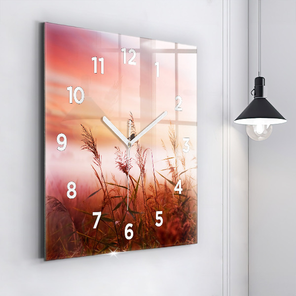Orologio quadrato Mattina nebbiosa