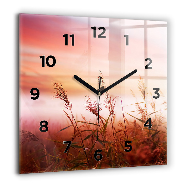Orologio quadrato Mattina nebbiosa