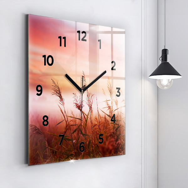 Orologio quadrato Mattina nebbiosa