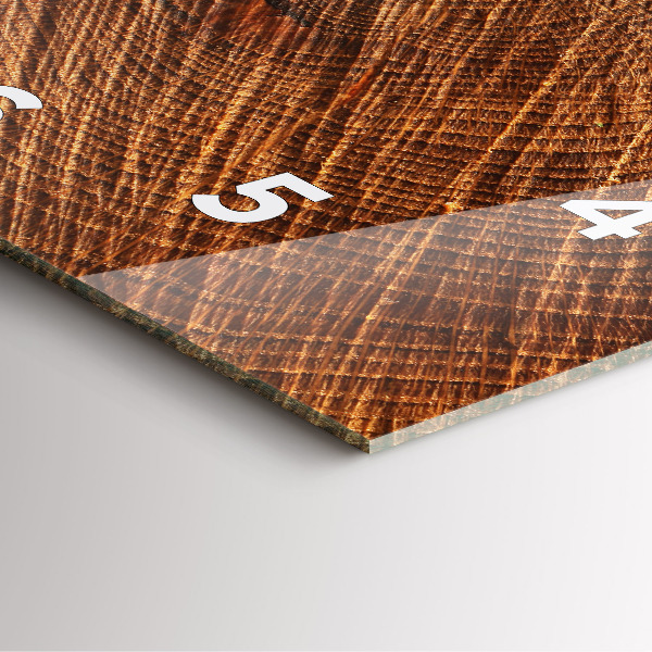 Orologio quadrato Legno decorativo