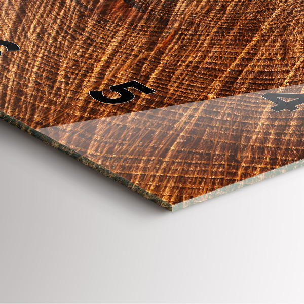 Orologio quadrato Legno decorativo