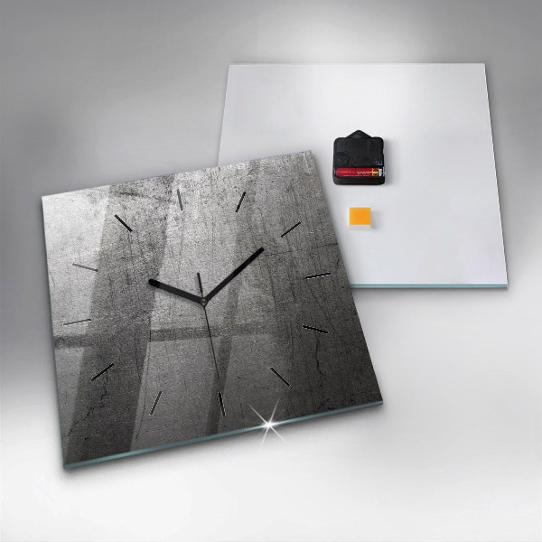 Orologio quadrato Parete metallica