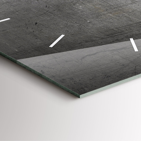 Orologio quadrato Parete metallica