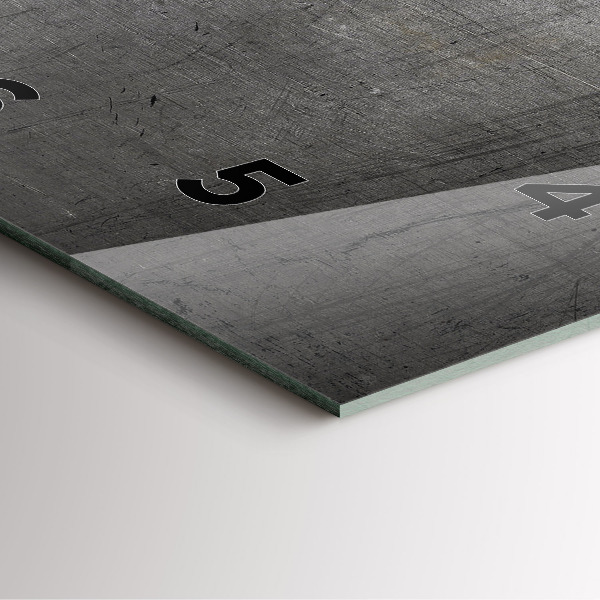 Orologio quadrato Parete metallica