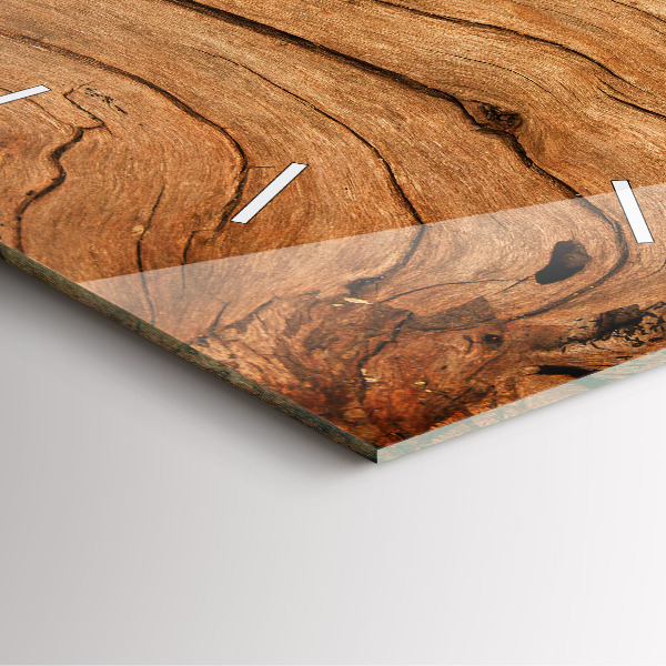 Orologio quadrato Legno vecchio