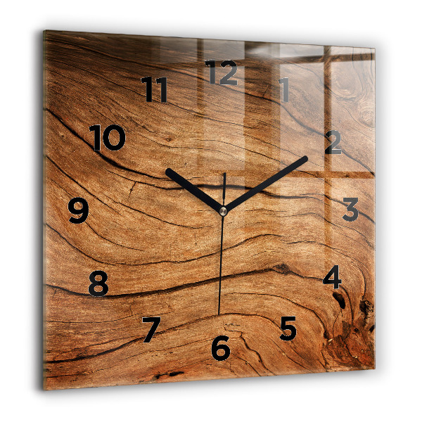 Orologio quadrato Legno vecchio