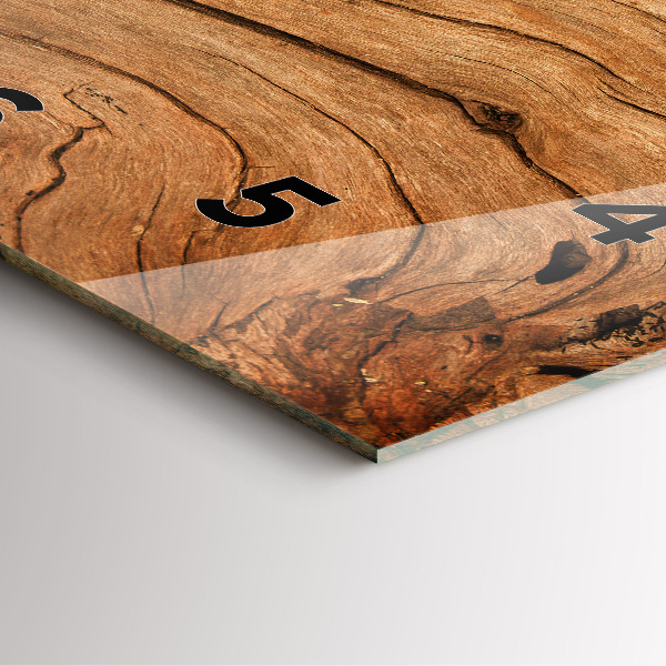 Orologio quadrato Legno vecchio