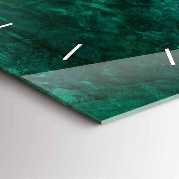 Orologio quadrato Muro di smeraldo