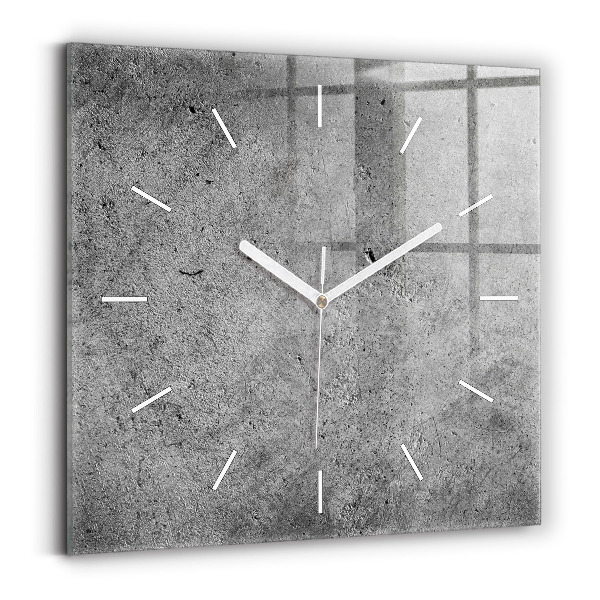 Orologio quadrato in vetro Muro industriale