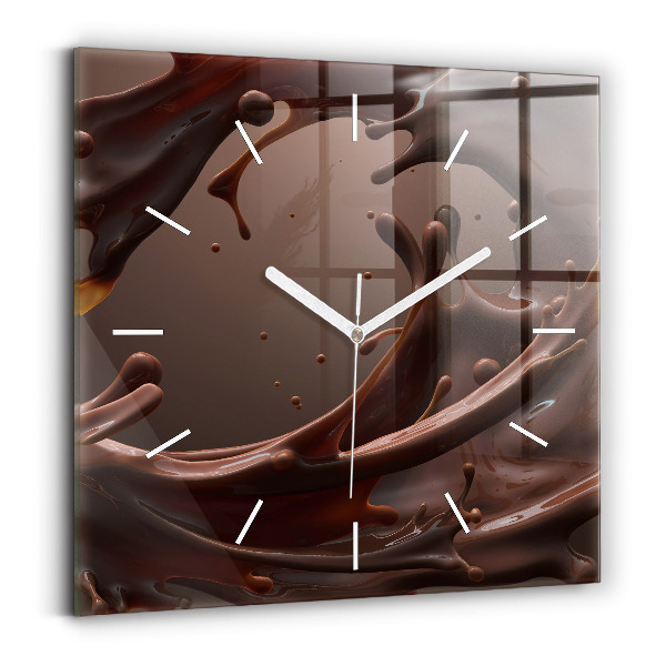 Orologio quadrato Onde di cacao