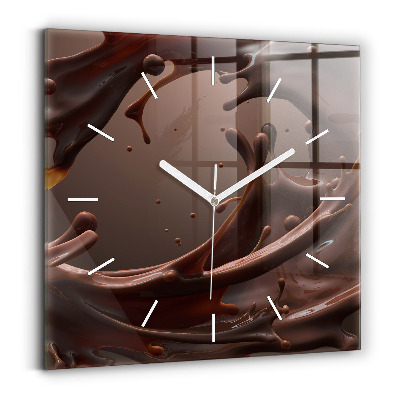 Orologio quadrato Onde di cacao