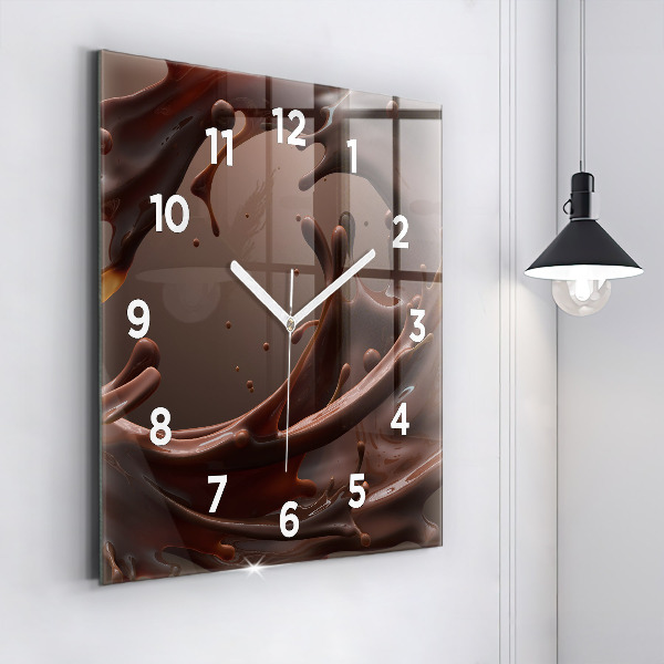 Orologio quadrato Onde di cacao