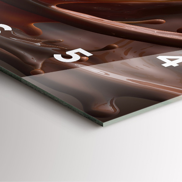 Orologio quadrato Onde di cacao