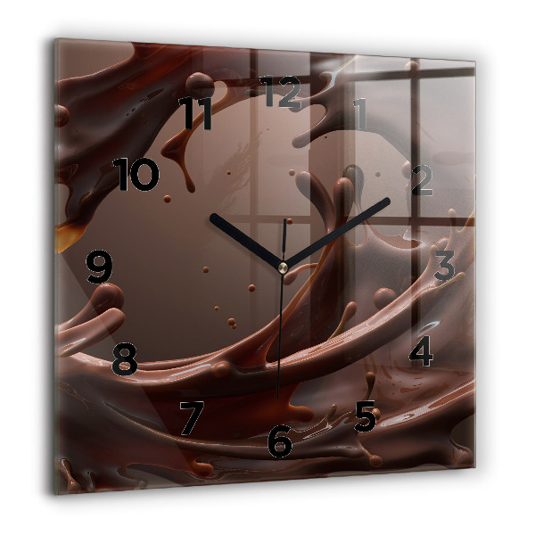 Orologio quadrato Onde di cacao