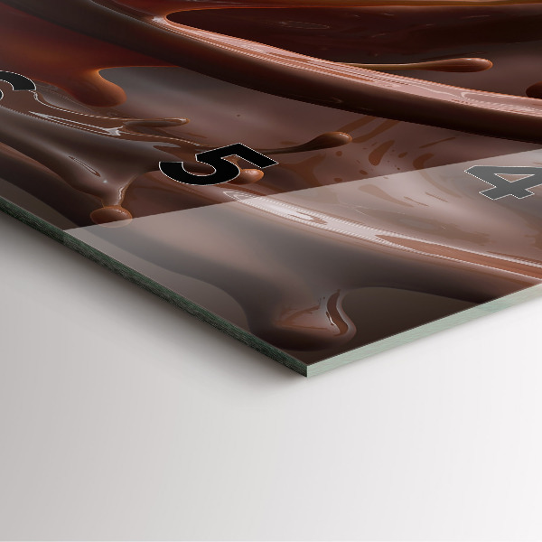 Orologio quadrato Onde di cacao