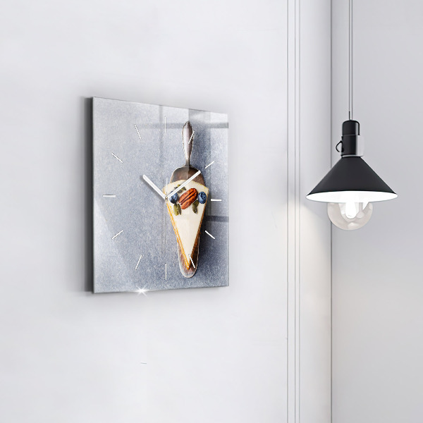 Orologio quadrato Un pezzo di torta