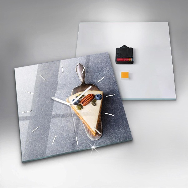 Orologio quadrato Un pezzo di torta