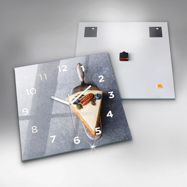 Orologio quadrato Un pezzo di torta