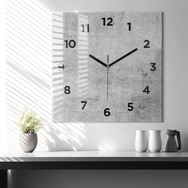 Orologio quadrato Muro grezzo