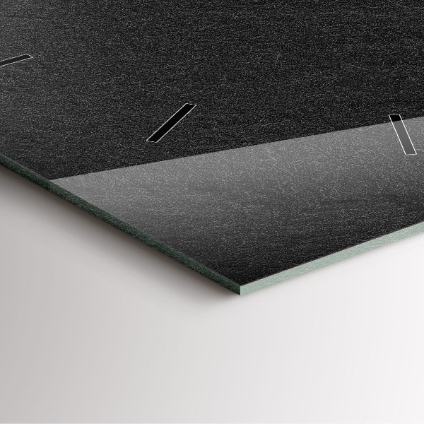 Orologio quadrato Roccia scura