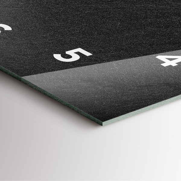 Orologio quadrato Roccia scura