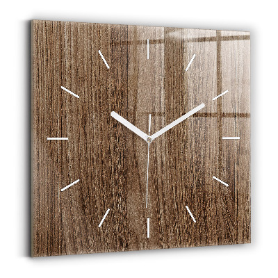 Orologio quadrato Legno scuro
