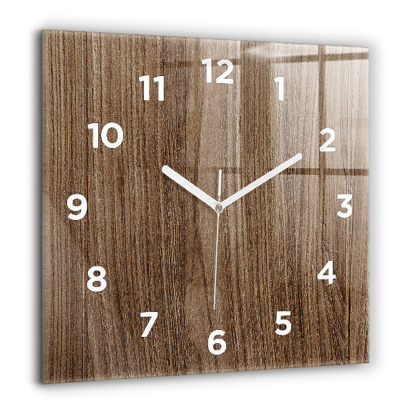 Orologio quadrato Legno scuro