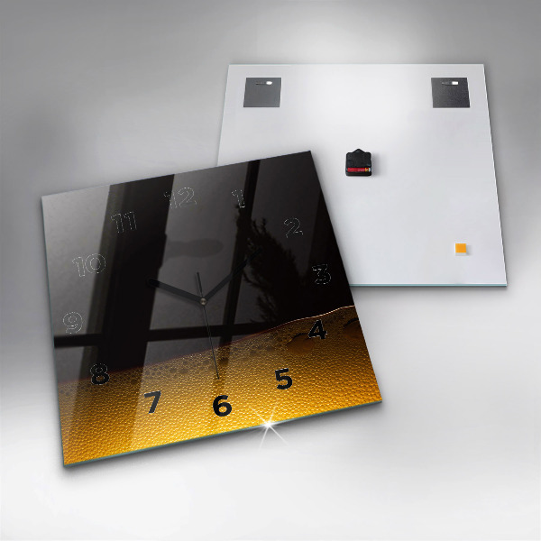 Orologio quadrato Succo d'arancia