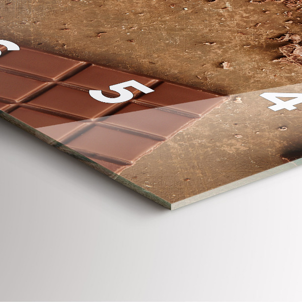 Orologio quadrato Barrette di cioccolato