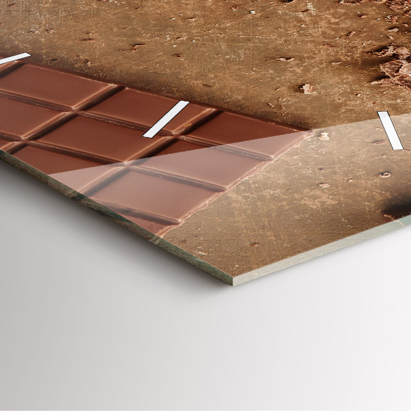 Orologio quadrato Barrette di cioccolato