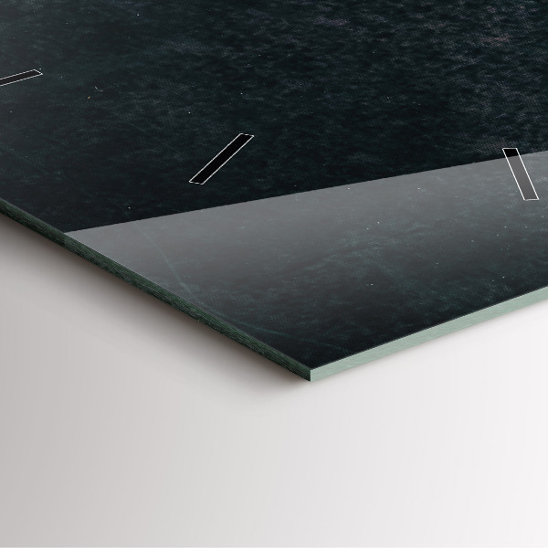 Orologio quadrato Chicchi di caffè