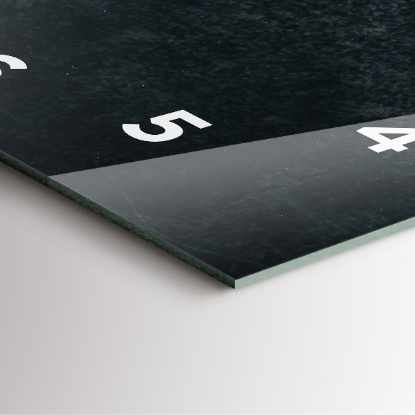 Orologio quadrato Chicchi di caffè