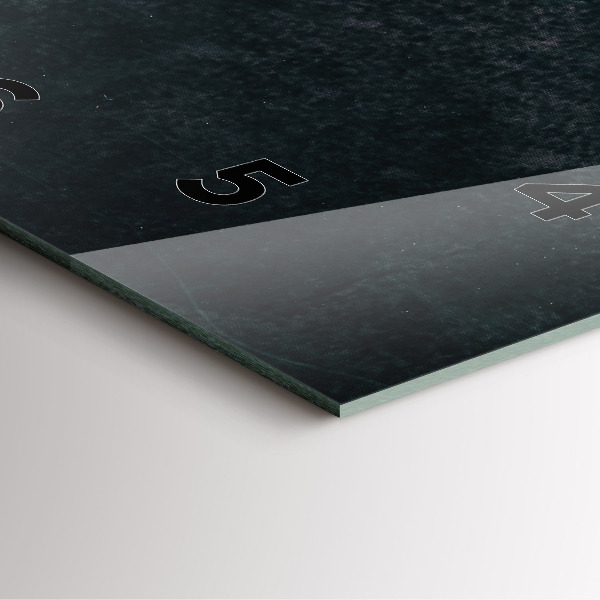 Orologio quadrato Chicchi di caffè