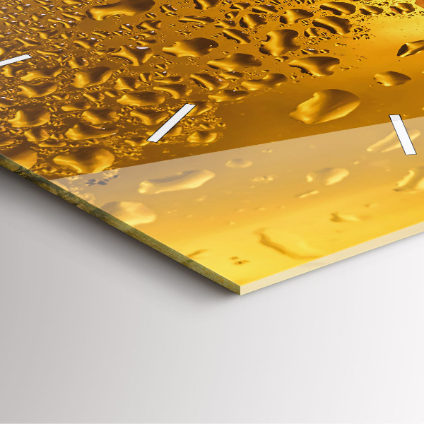 Orologio quadrato Un boccale di birra