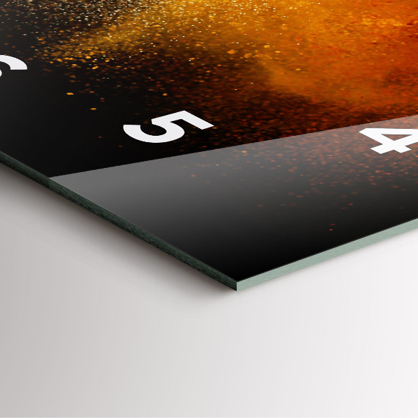 Orologio quadrato Spezie sparse